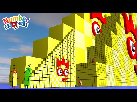 Numberblocks Step Squad NEW 1 to 300,000,000 BIGGEST - The Amazing Step Squad Numberblocks HUGE