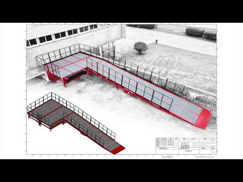 Rampe fixe avec hauteur de quai ajustable - Capacité 6 à 30T - Plateforme AZ Ramp sur-mesure et conforme aux normes CE_4