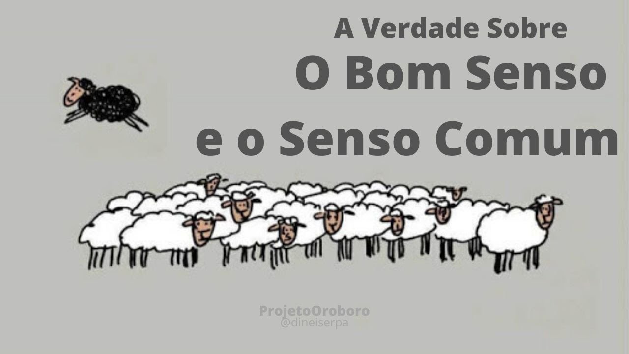 A Verdade Sobre o Bom Senso e o Senso Comum