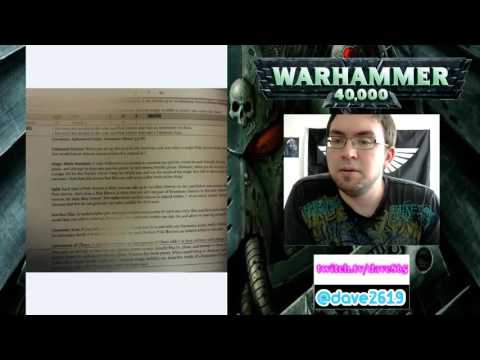 Warhammer 40k 8th Edition Daemon Leaks!