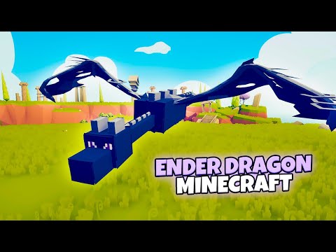 ENDER DRAGON MINECRAFT vs EVERY FACTION | TABS Totally Accurate Battle Simulator Gameplay