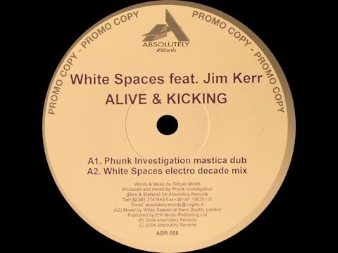 White Spaces feat. Jim Kerr ‎– Alive & Kicking (Phunk Investigation Mastica Dub)