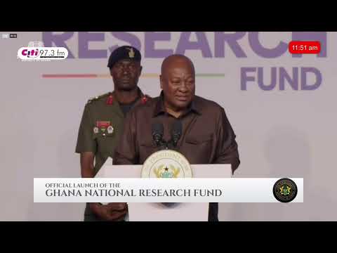 President Mahama Releases GH¢100M for Ghana National Research Fund Launch | Ghana News