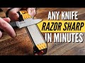 Wie Man JEDES Messer Mit Dem Work Sharp Feldschärfer Rasiermesserscharf Schärft