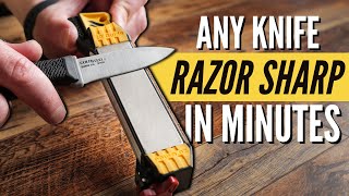 How to Sharpen ANY Knife RAZOR Sharp with Work Sharp Field Sharpener
