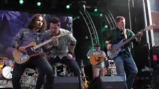 Corey Cox Band performing at Super Bowl Village's National Stage!