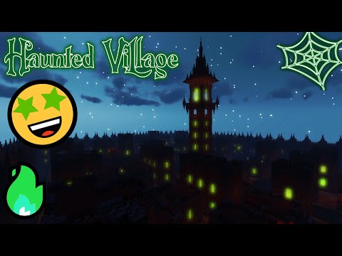 IJCraft Builds - Building a Haunted Village in minecraft | Halloween