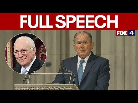 George W. Bush speaks at Dick Cheney funeral: FULL
