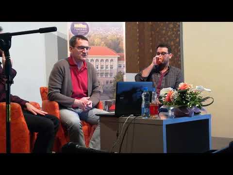 Zoran Dimić, profesor na Filozofskom fakultetu u Nišu, na Nedelji škole u Vranju (1)