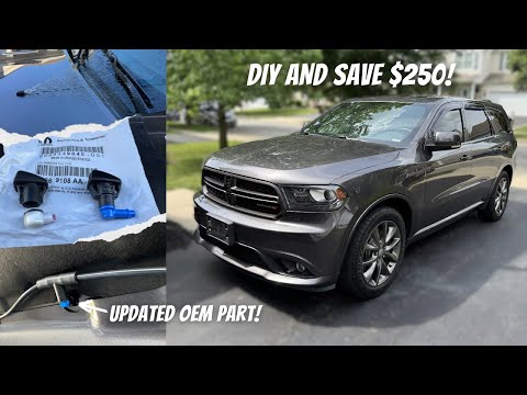 How to Fix Windshield Washer Fluid Nozzle that Doesn't Spray on Dodge Durango