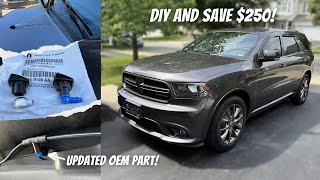 How to Fix Windshield Washer Fluid Nozzle that Doesn't Spray on Dodge Durango