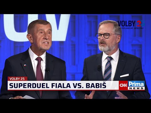 VOLBY 2025: Superduel Andreje Babiše a Petra Fialy