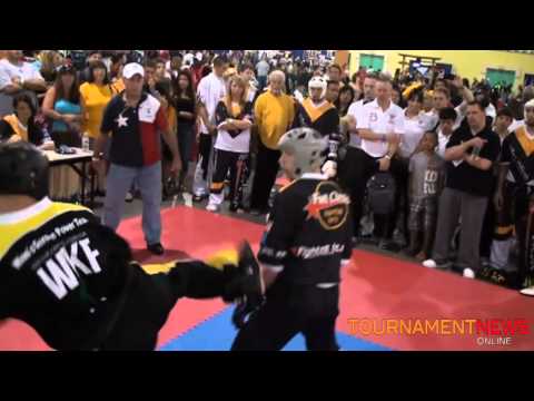 German vs Team Full Circle Black Men's Team Fighting Round 1 at the US Open 2011