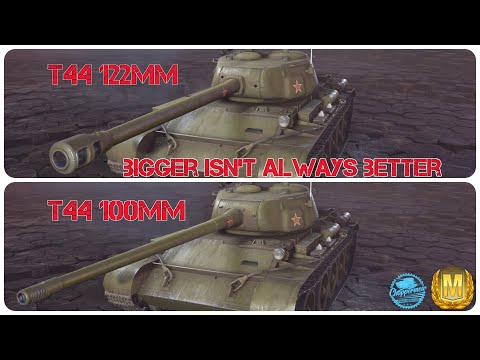 Wot Console // T44 grind // gun choice overview , bigger is better??? // gun review