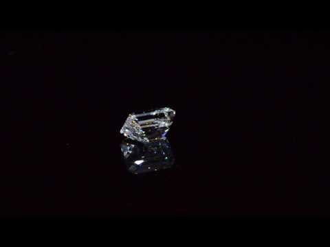 1.02ct Emerald Cut, H Color, VS1 Clarity, EGL USA Certified