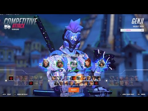 13 FINAL BLOWS! SSG Scissors INSANE Genji CARRY! Overwatch 2 Season 16 Ranked!