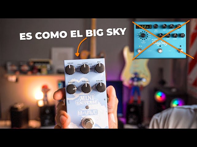 Vídeo relacionado con M-VAVE Pedal Guitarra Reverberación Innovación Sonido Único 9 Efectos Reverberación Universo Pedales Pure Digital, M008_PD38_UNIVERSE_BLUE