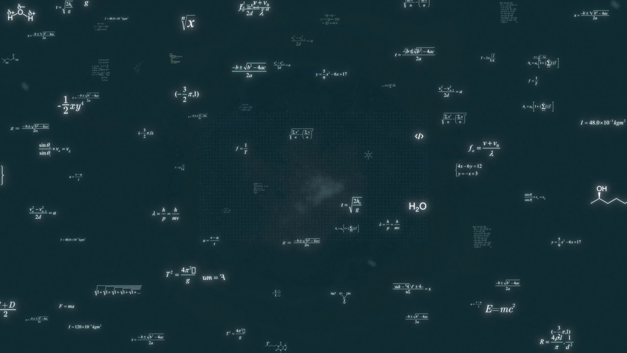 Math Equations Camera Pan (FREE 4K 60FPS DOWNLOAD)