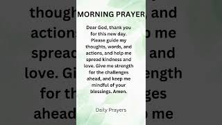 MORNING PRAYER ✝️🙏#youtubeshorts #prayer#morningprayer #dailyprayers