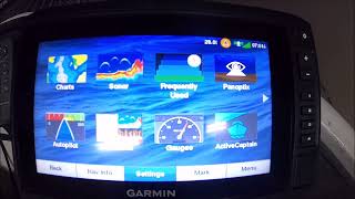 Garmin Echomap 93SV and 73SV - How to Turn On SIMULATOR MODE