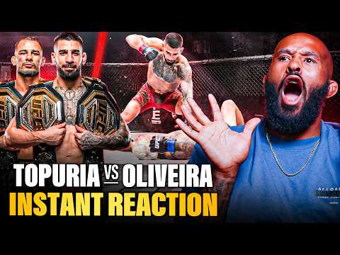 "HE'S UNSTOPPABLE!" | TOPURIA vs OLIVEIRA + PANTOJA INSTANT REACTION!