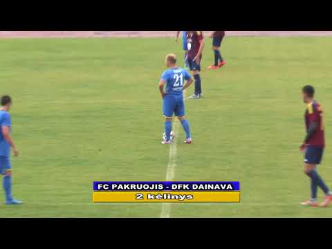 2017 08 27 PAKRUOJIS 1   0 DAINAVA santrauka