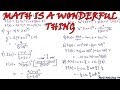Math is a wonderful thing... Math is a really cool thing... Math is a wonderful thing... Math is a really cool thing...