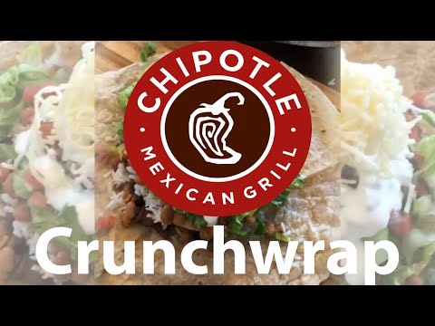 CRUNCHWRAP SUPREME (mas chipotle em vez de taco bell)