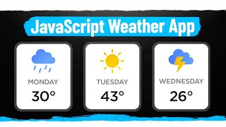 איך לבנות אפליקציית מזג אוויר ב-JavaScript בלי צורך בשרת