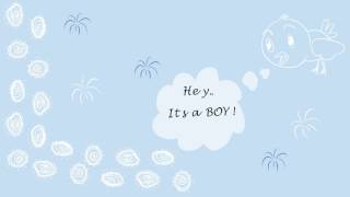 It&#39;s a Boy| New born baby announcement