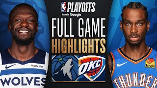 #6 TIMBERWOLVES at #1 THUNDER | FULL GAME 1 HIGHLIGHTS | May 20, 2025