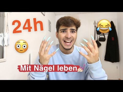 24-HOUR LIVING WITH NAILS CHALLENGE 😳😂 That was a MISTAKE 🤡 (it's not really 24 hours 😅) | Emiirb...