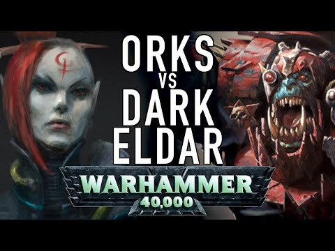 40 Facts and Lore on the Dark Eldar VS Orks in Warhammer 40K