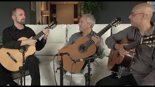 Barcelona Guitar Trio rehearses 