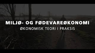 Miljø- og fødevareøkonomi – økonomisk teori i praksis