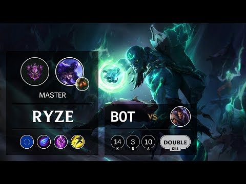 Ryze Bot vs Draven - EUW Master Patch 10.1