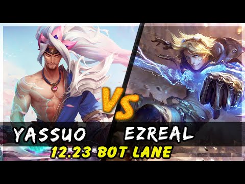 YASSUO - Yasuo vs Ezreal ADC Patch 12.23 - Yasuo Gameplay