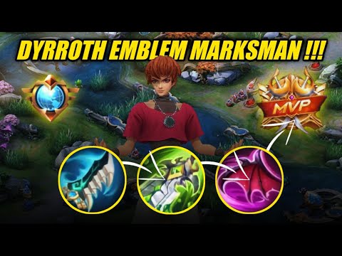 DYRROTH HYPER CARRY DI MYTHIC | AUTO BANTAI BANTAI | DYRROTH MOBILE LEGENDS