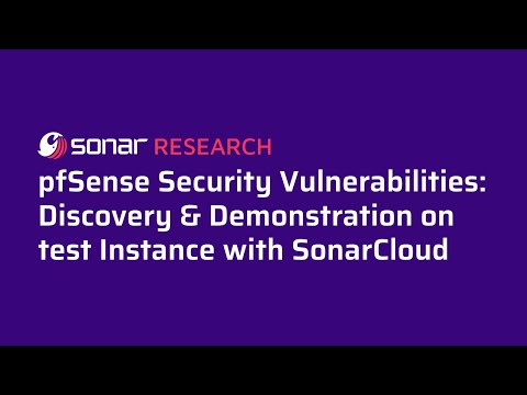 pfSense Security Vulnerabilities: Discovered with SonarQube Cloud