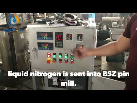 BSZ-350 pin mill machine with liquid nitrogen for making cumin powder