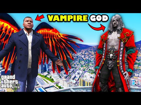 Franklin Become a VAMPIRE GOD in GTA 5 | SHINCHAN and CHOP