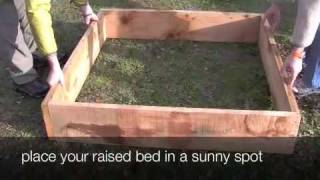 How to Build a Raised Vegetable Garden Bed