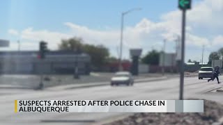 Suspects arrested after police chase in Albuquerque