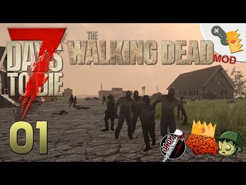 The Walking Dead - 7 Days To Die Hirnsturz-Bande 01 - Nackt im Wald [Let´s Play][Deutsch][Modded]