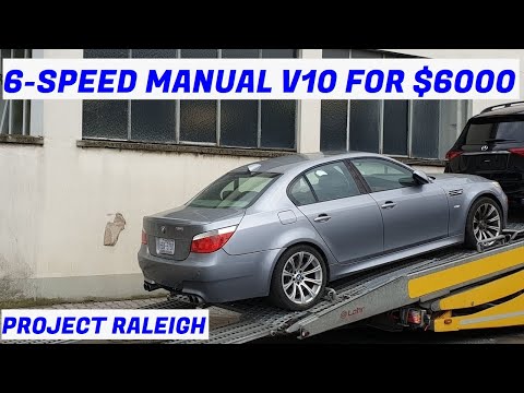 I Bought & Fixed the Cheapest V10 BMW E60 M5 6-speed In The World - Project Raleigh: Part 1
