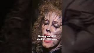 Betty LEPT into that NOTE! #broadway #cats #memory #bettybuckley #shortsmusic