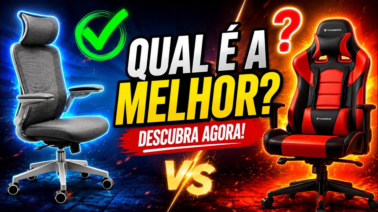 QUAL CADEIRA COMPRAR EM 2025? 💺 Não Seja ENGANADO! As 4 Melhores Ergonômicas e Gamers! ✅