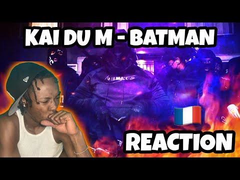 AMERICAN REACTS TO FRENCH DRILL RAP! Kai du M - Batman (Clip Officel) REACTION