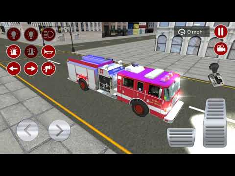 Fire Truck Driving Game 2020 - Emergency Rescue Simulator #27 - Android GamePlay