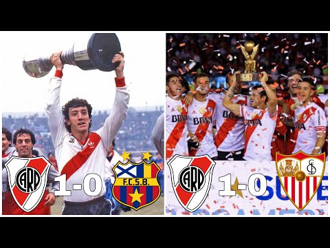 CUANDO RIVER SE ENFRENTA A EQUIPOS EUROPEOS...